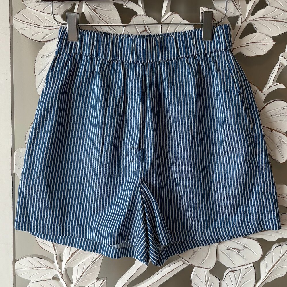 Numph Nuellla Striped Shorts - NWOT